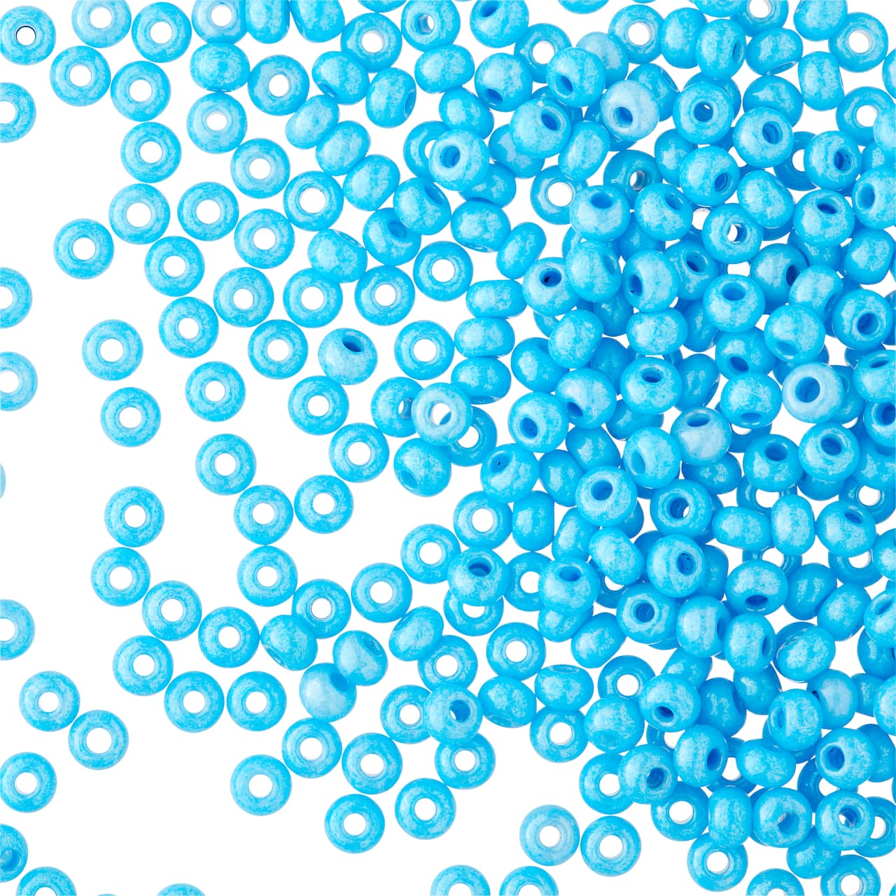 12 Pack: John Bead Santa Fe Blue Czech Glass Seed Beads, 6/0